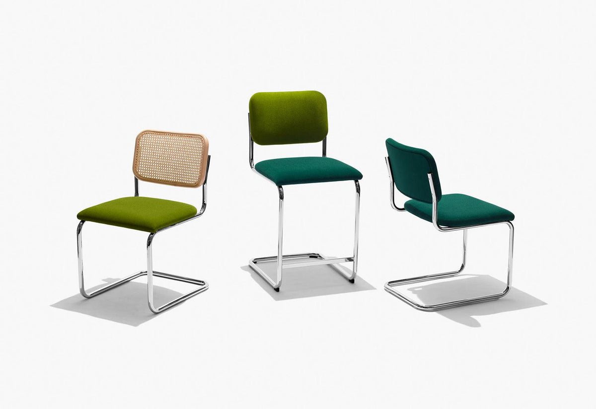 Cesca Chair, Fully Upholstered, Marcel breuer, Knoll