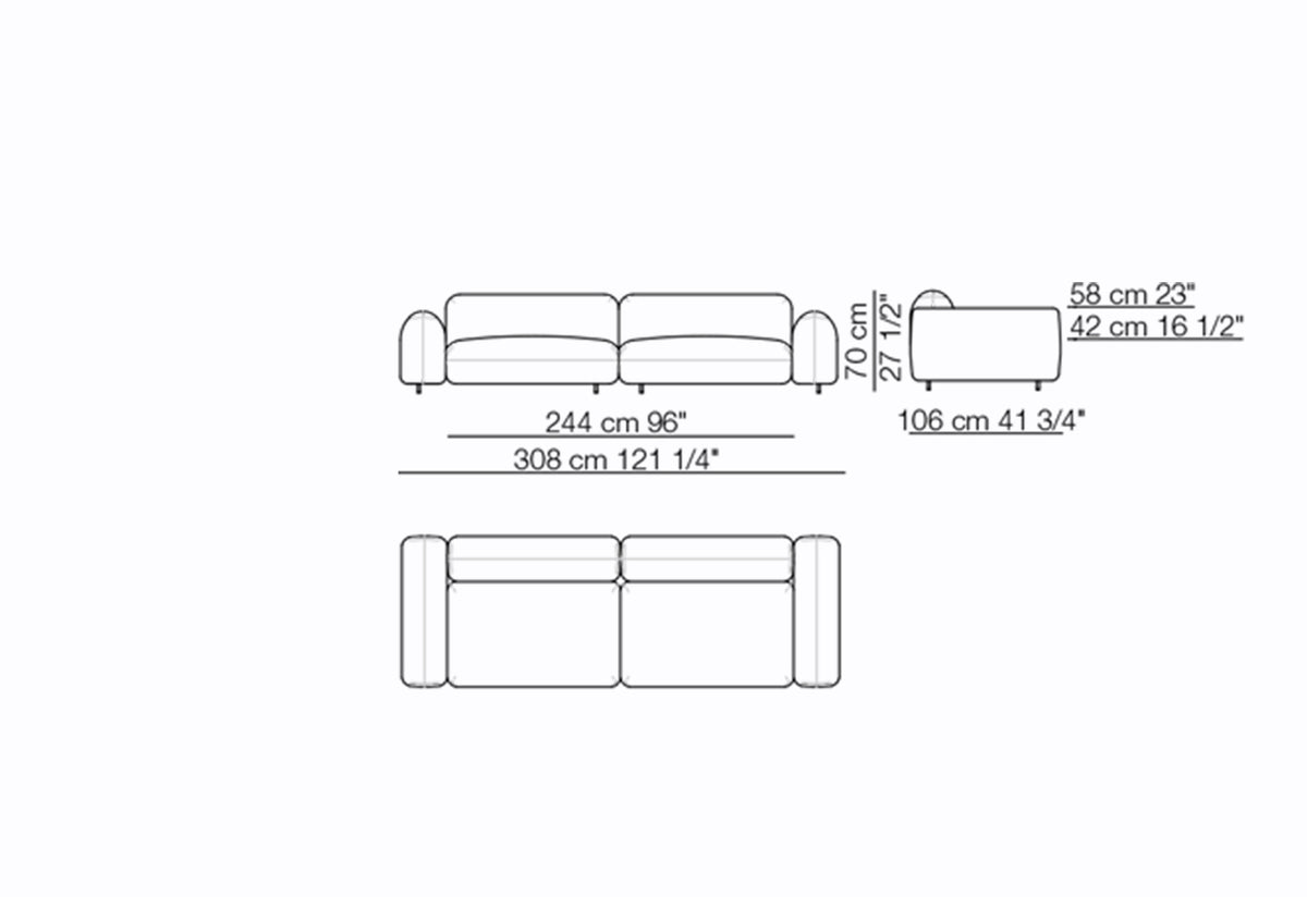 Tokio Sofa, Claesson koivisto rune, Arflex