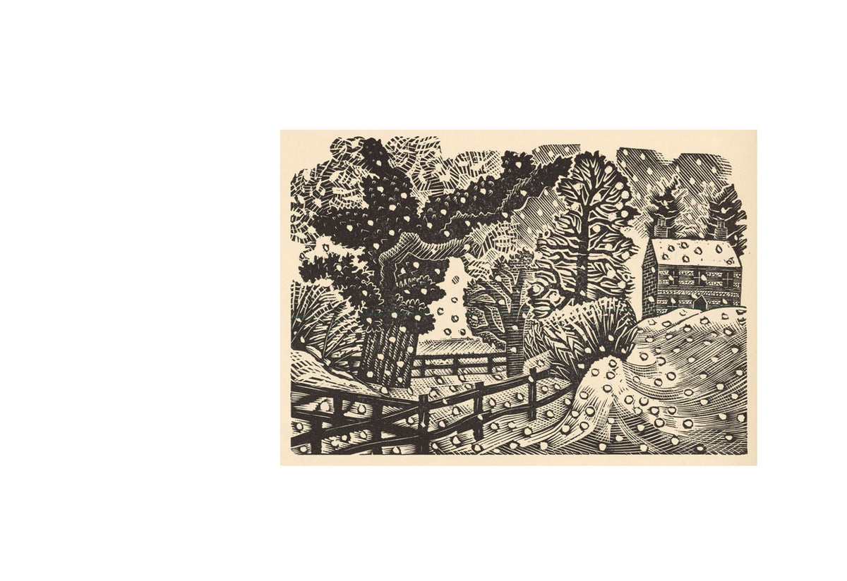 December Snow Notecard Wallet, Artpress