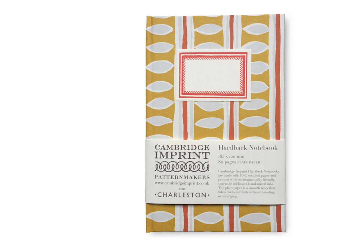 Charleston Stripe Hardback Notebook, Cambridge imprint
