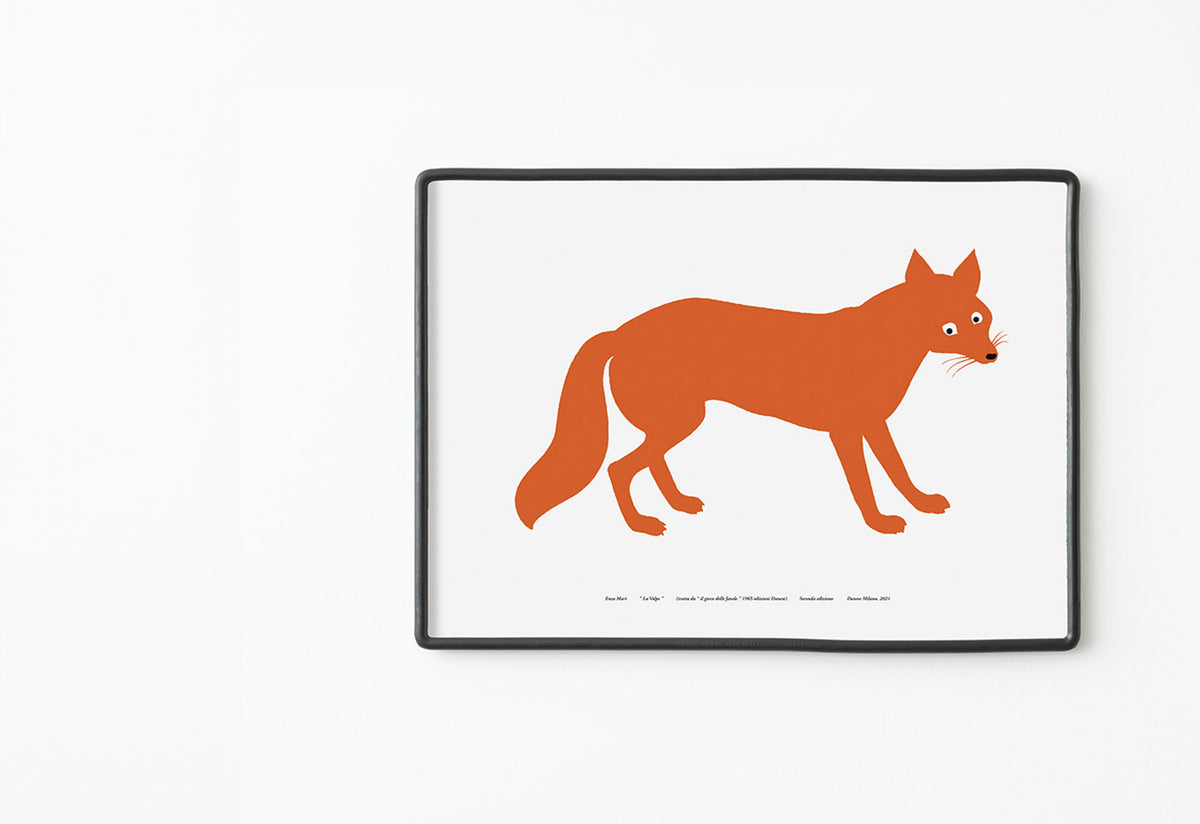 La Volpe Screen Print, Enzo mari, Danese