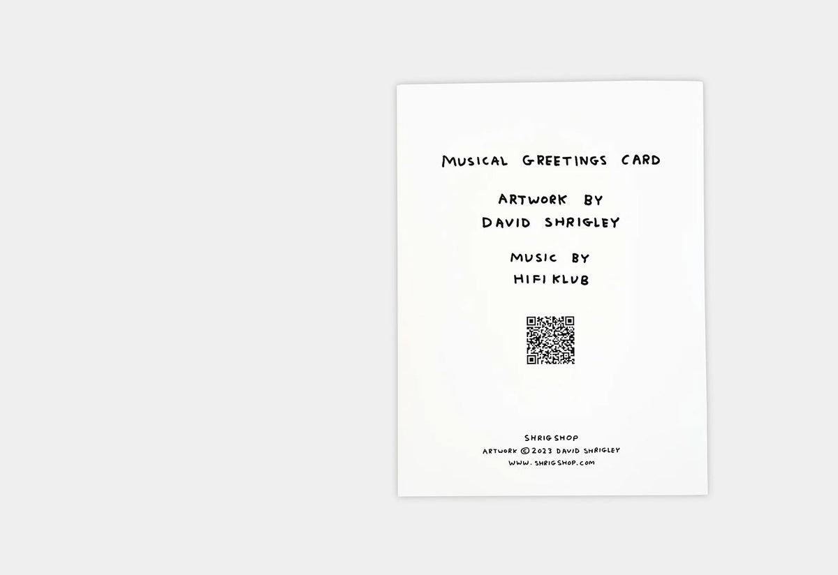 This Huge Cat Musical Card, David shrigley, Shrig shop