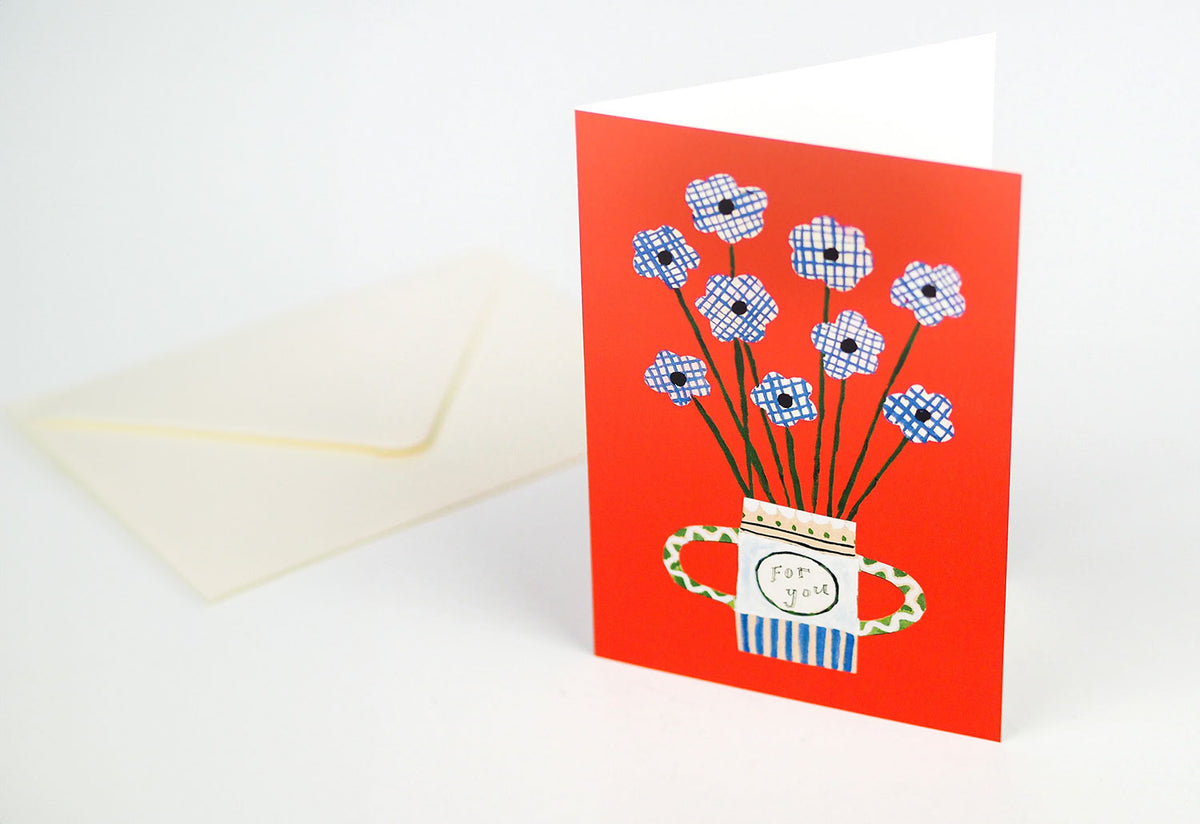 Flowers For You Card, Hadley paper goods