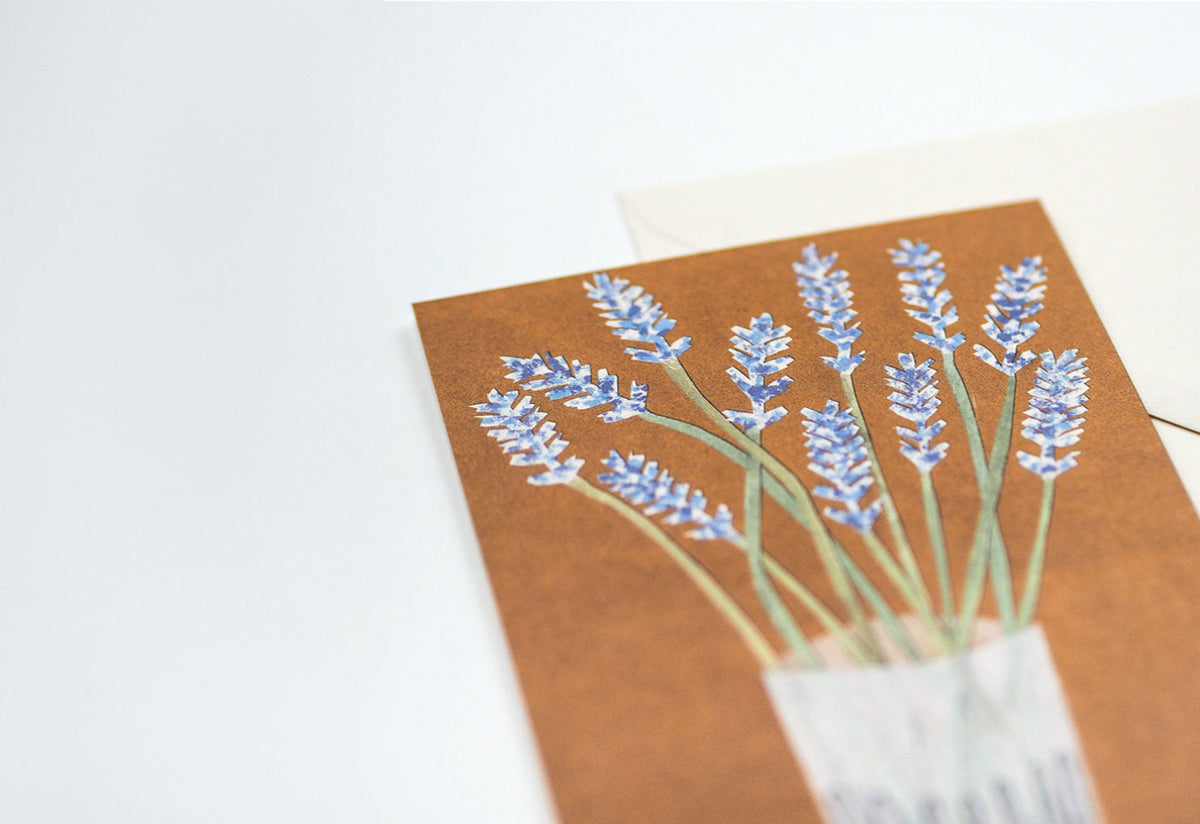 Lavender Card, Hadley paper goods