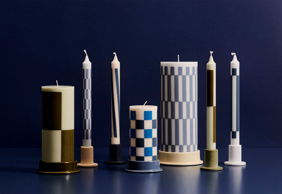 Pattern Candle Set, Hay