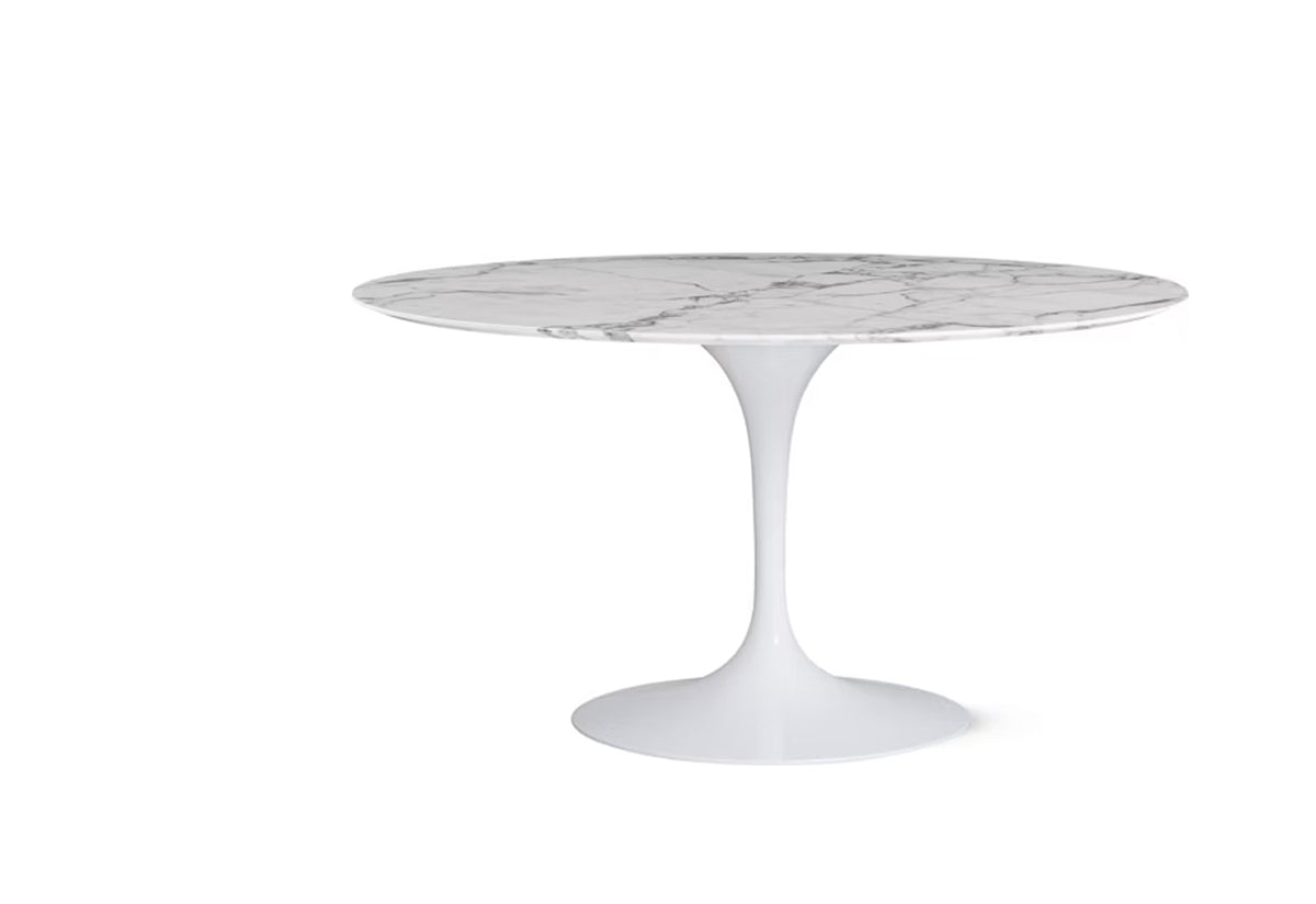 Tulip Dining Table | Round | White Base, Eero saarinen, Knoll