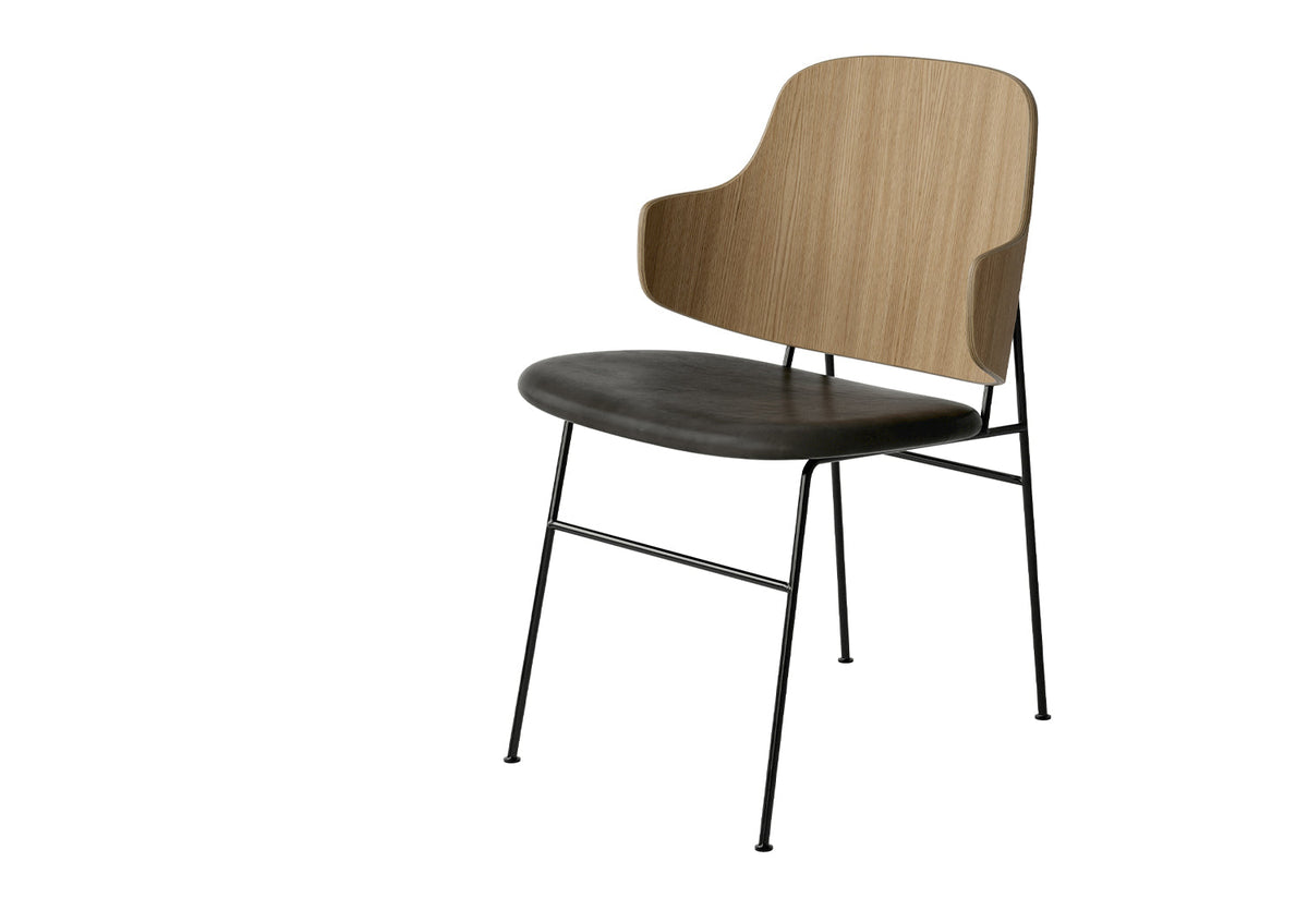 Penguin Dining Chair with Upholstered Seat, 1953, Ib kofod larsen, Audo copenhagen