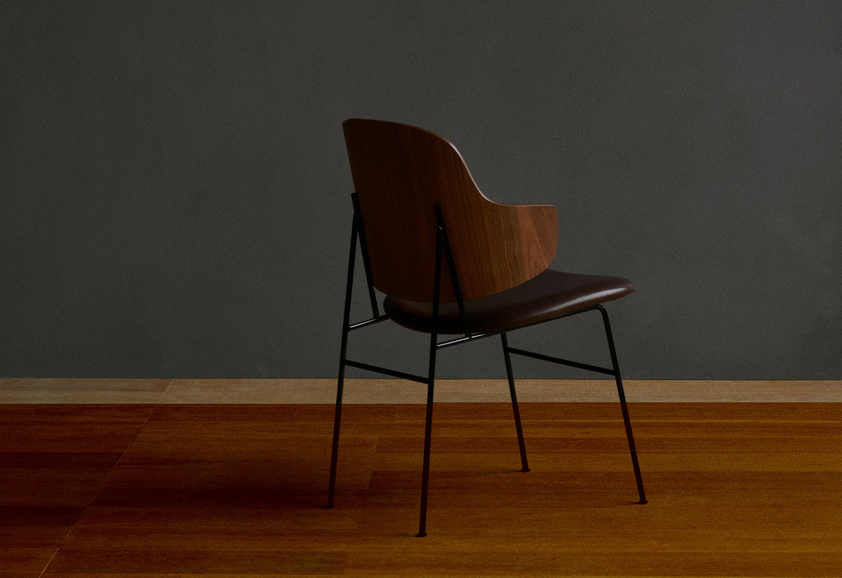 Penguin Dining Chair with Upholstered Seat, 1953, Ib kofod larsen, Audo copenhagen