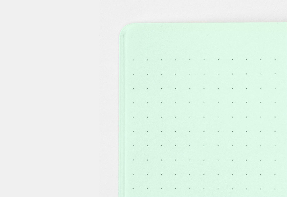 A5 Notebook Colour Dot Grid, Midori