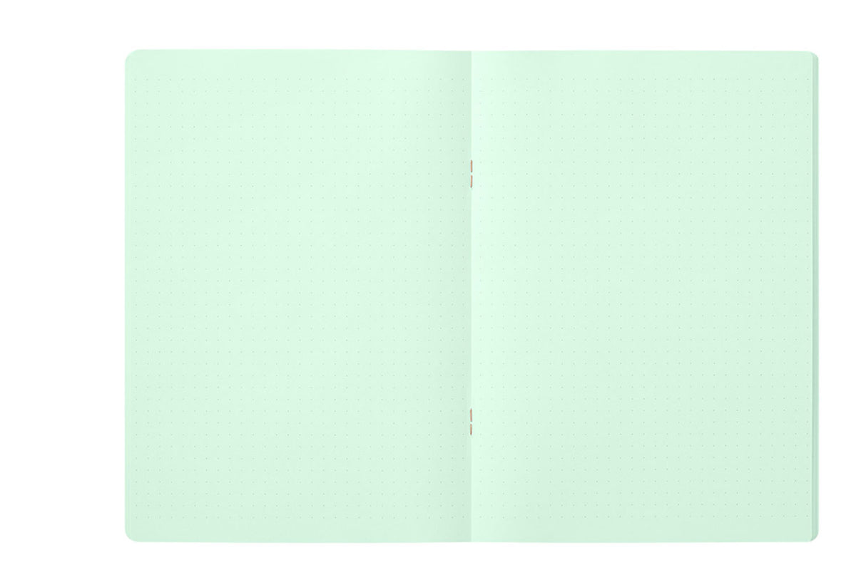 A5 Notebook Colour Dot Grid, Midori