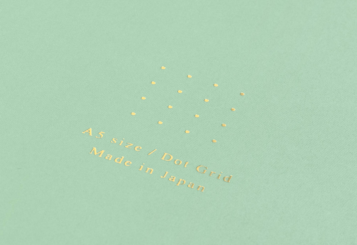 A5 Notebook Colour Dot Grid, Midori