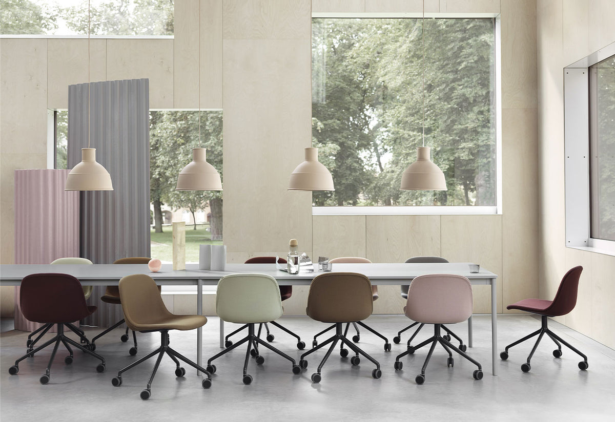 Fiber Side Chair Swivel | Gas Lift | Castors, Iskos-berlin, Muuto