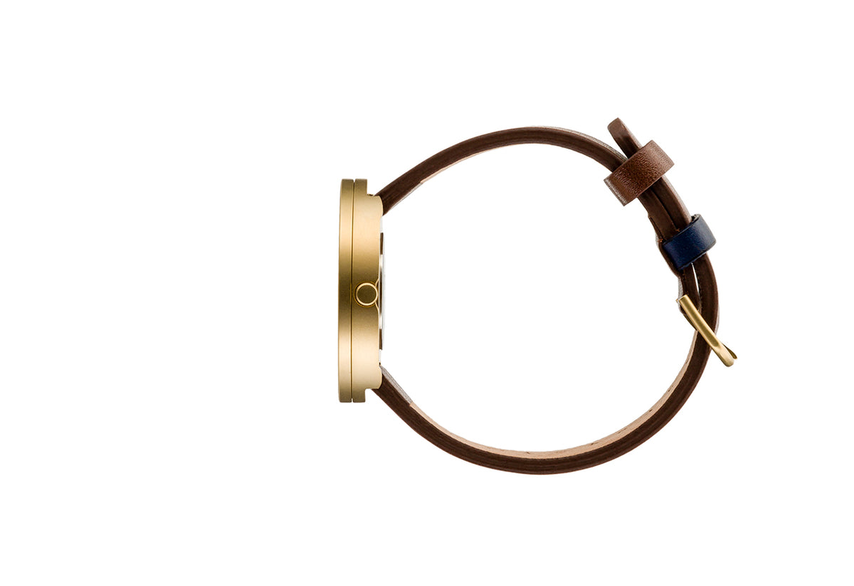 Picto Watch | Brown Leather Strap, Picto