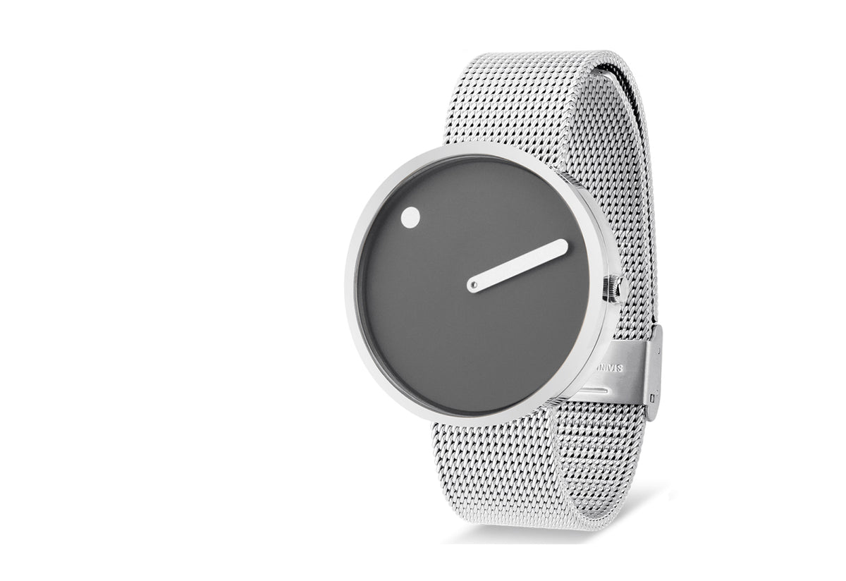 Picto Watch | Steel Mesh Strap, Picto