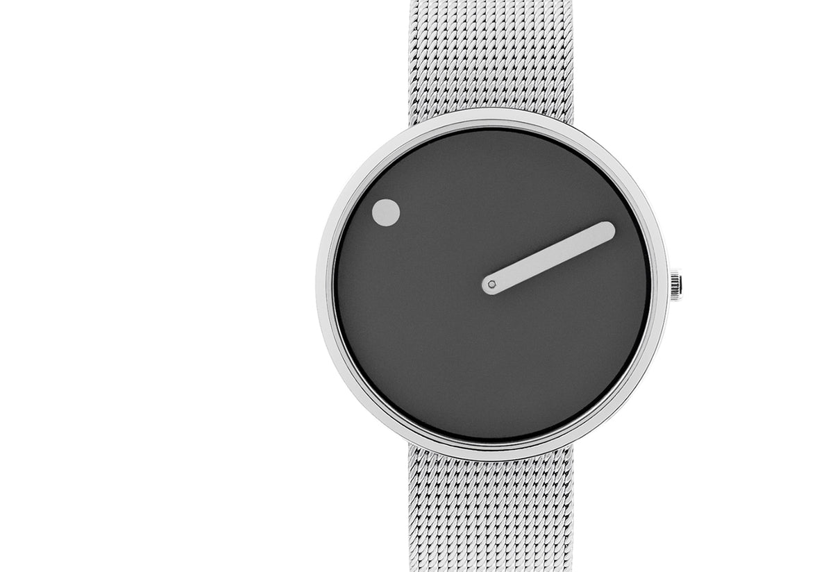 Picto Watch | Steel Mesh Strap, Picto