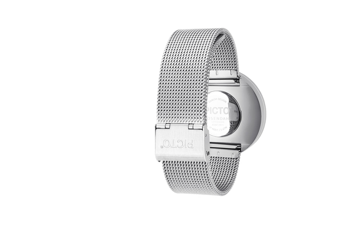 Picto Watch | Steel Mesh Strap, Picto