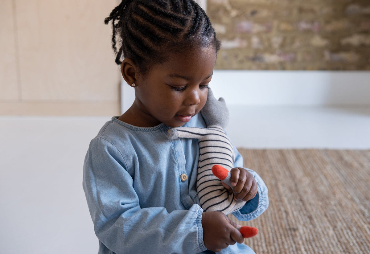 Knitted Cat Doll, Sophie home
