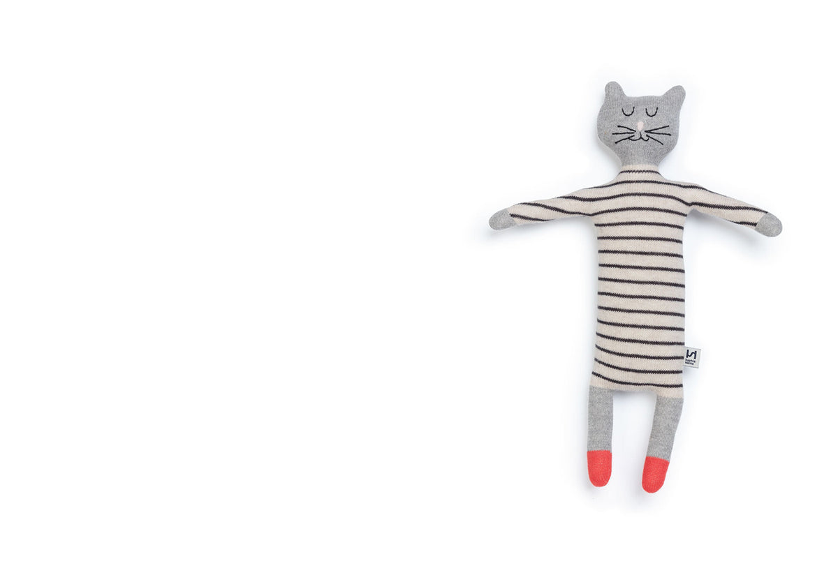 Knitted Cat Doll, Sophie home