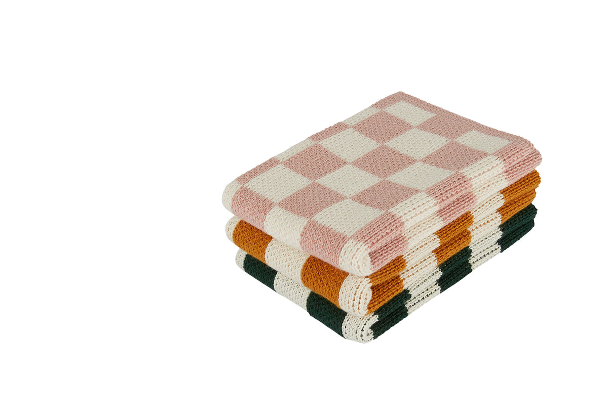 Pink Check Dishcloth, Sophie home
