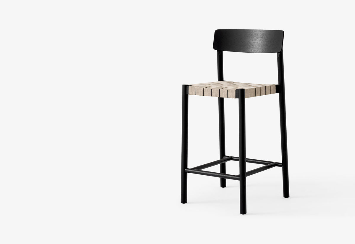 Betty Webbed Bar Chair, Thau and kallio, Andtradition