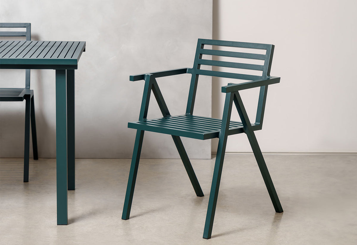 19 Outdoors Stacking Armchair, Butterfield brothers, Nine