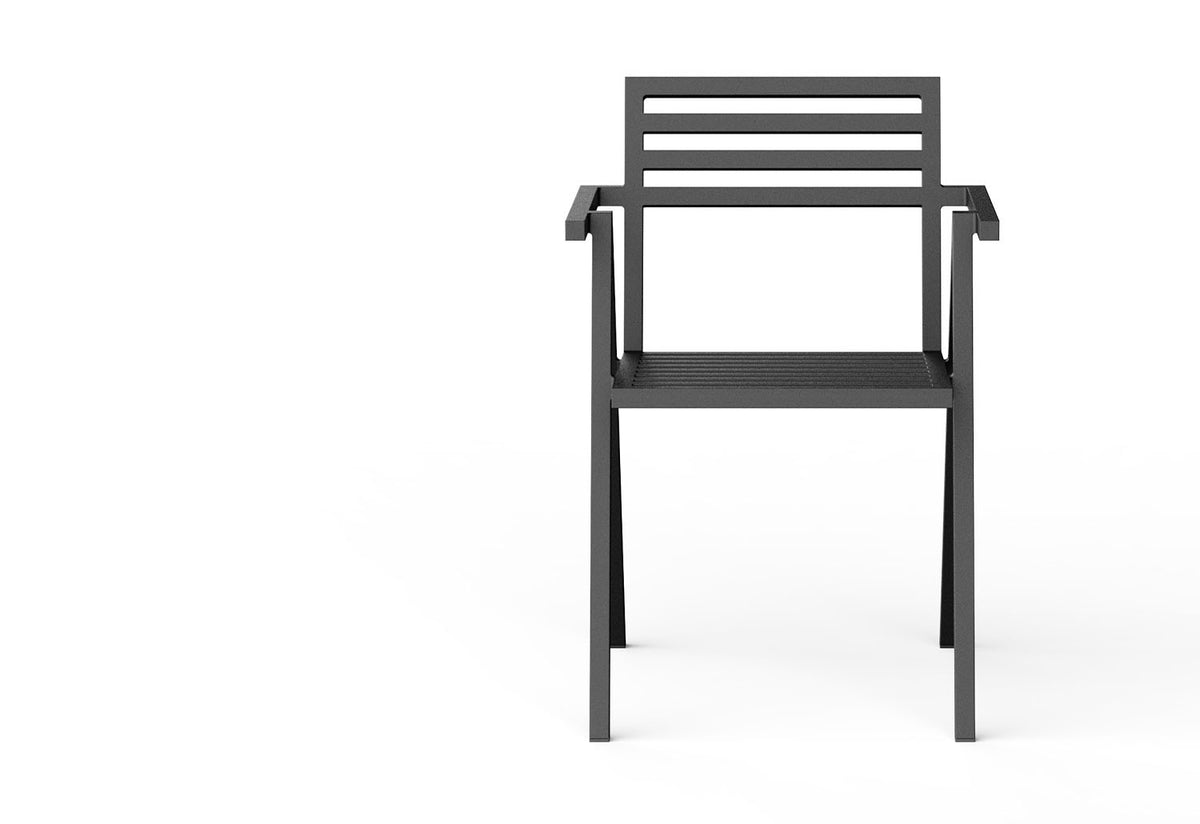 19 Outdoors Stacking Armchair, Butterfield brothers, Nine