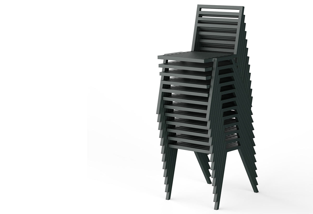 19 Outdoors Stacking Chair, Butterfield brothers, Nine