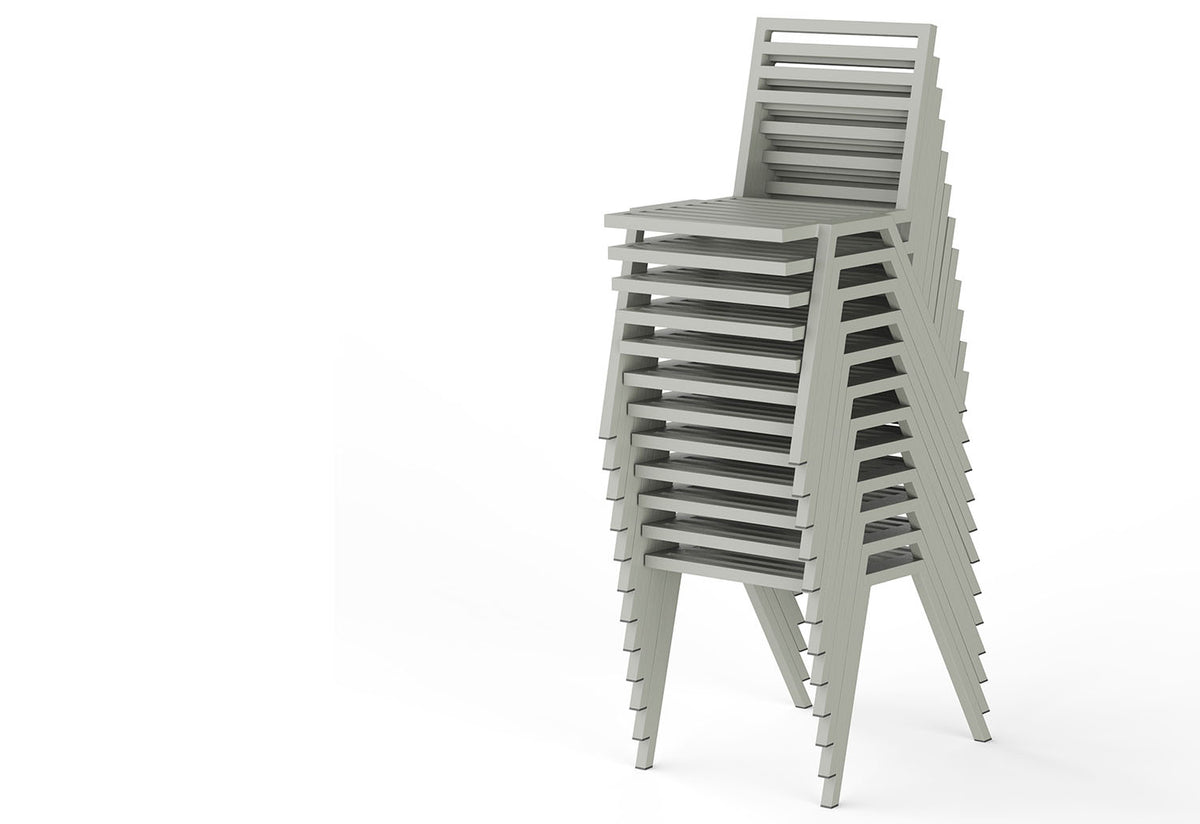 19 Outdoors Stacking Chair, Butterfield brothers, Nine