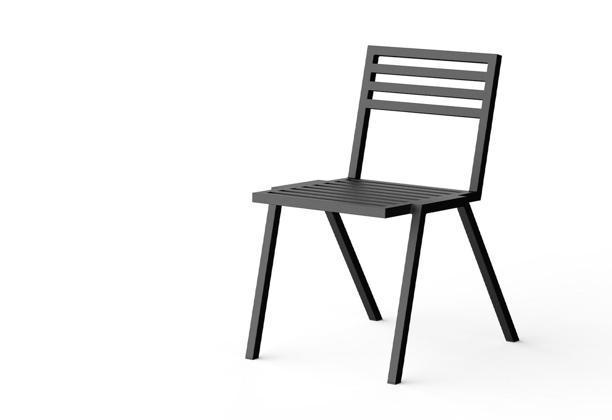 19 Outdoors Stacking Chair, Butterfield brothers, Nine
