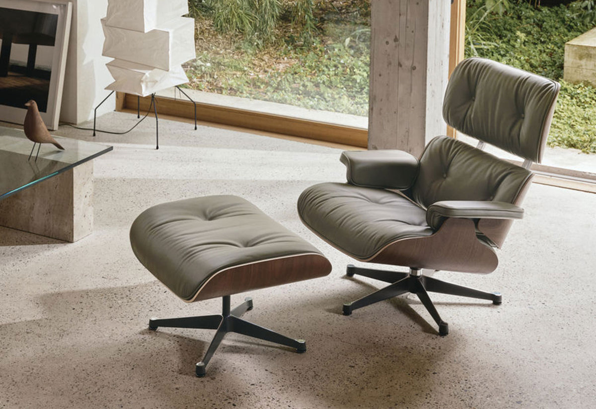 Eames Lounge Chair + Ottoman | Dark Walnut, Charles and ray eames, Vitra