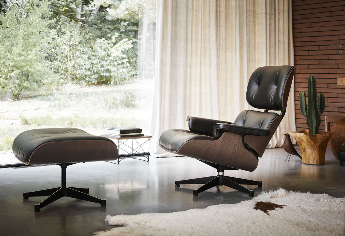 Eames Lounge Chair + Ottoman | Dark Walnut, Charles and ray eames, Vitra