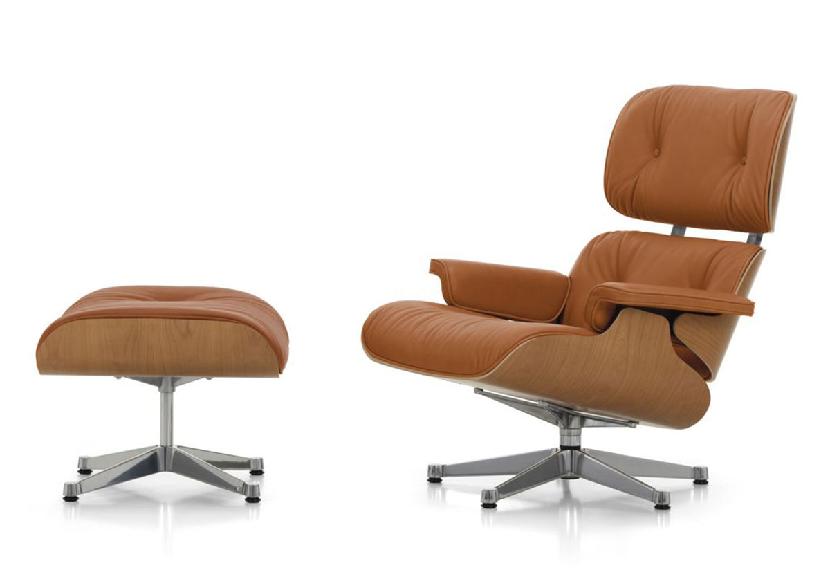 Eames Lounge Chair + Ottoman | Cherry, Charles and ray eames, Vitra