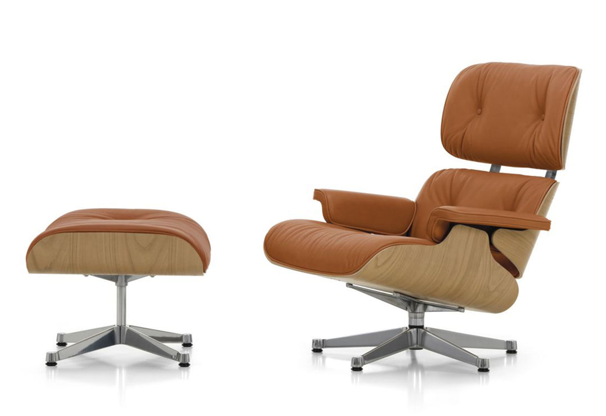 Eames Lounge Chair + Ottoman | Chestnut, Charles and ray eames, Vitra
