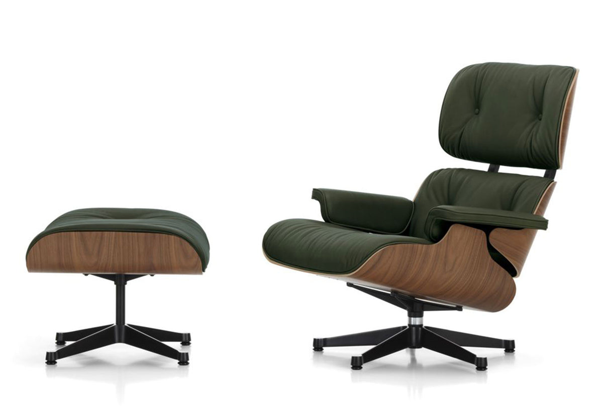 Eames Lounge Chair + Ottoman | Natural Walnut, Charles and ray eames, Vitra