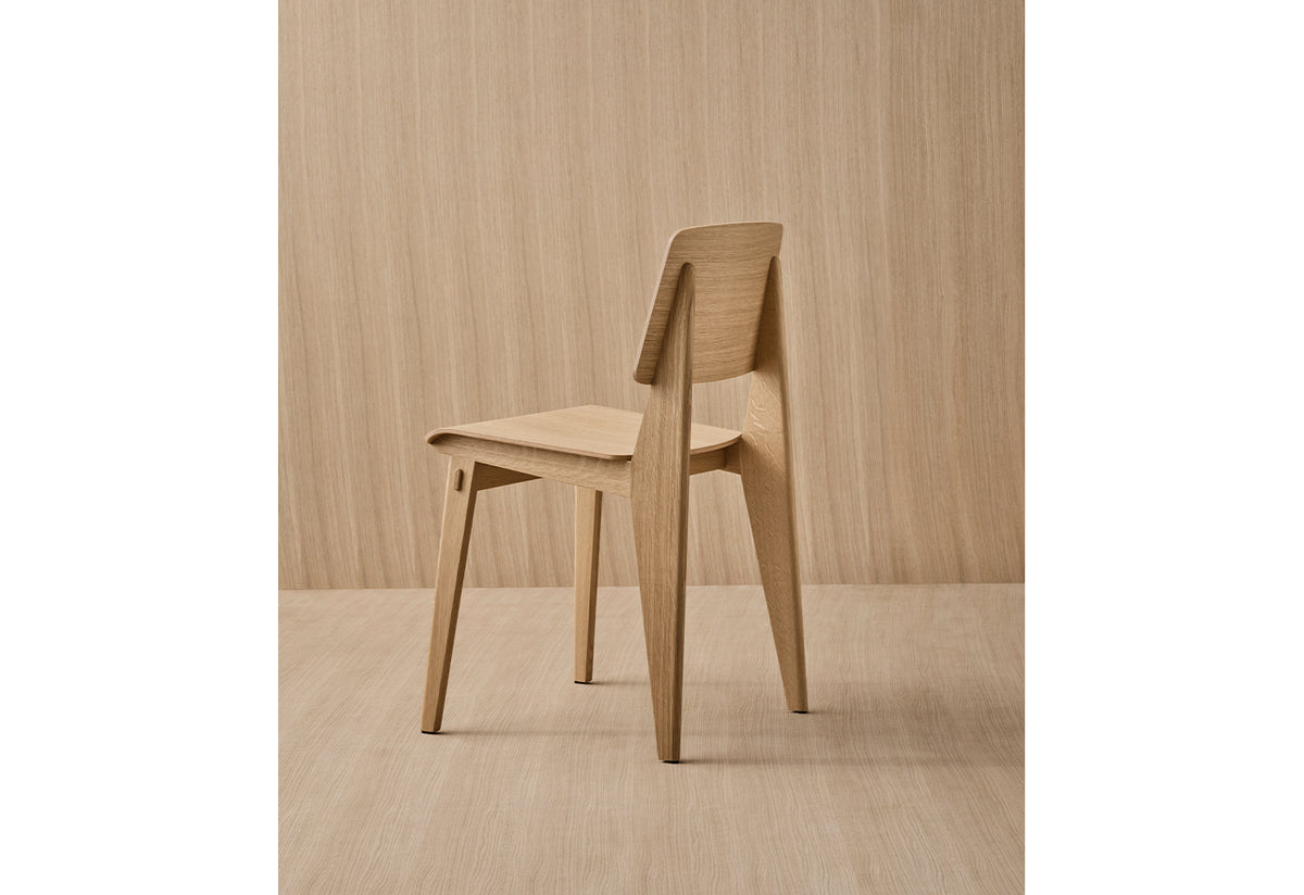 Chaise Tout Bois Chair, Jean prouvé, Vitra