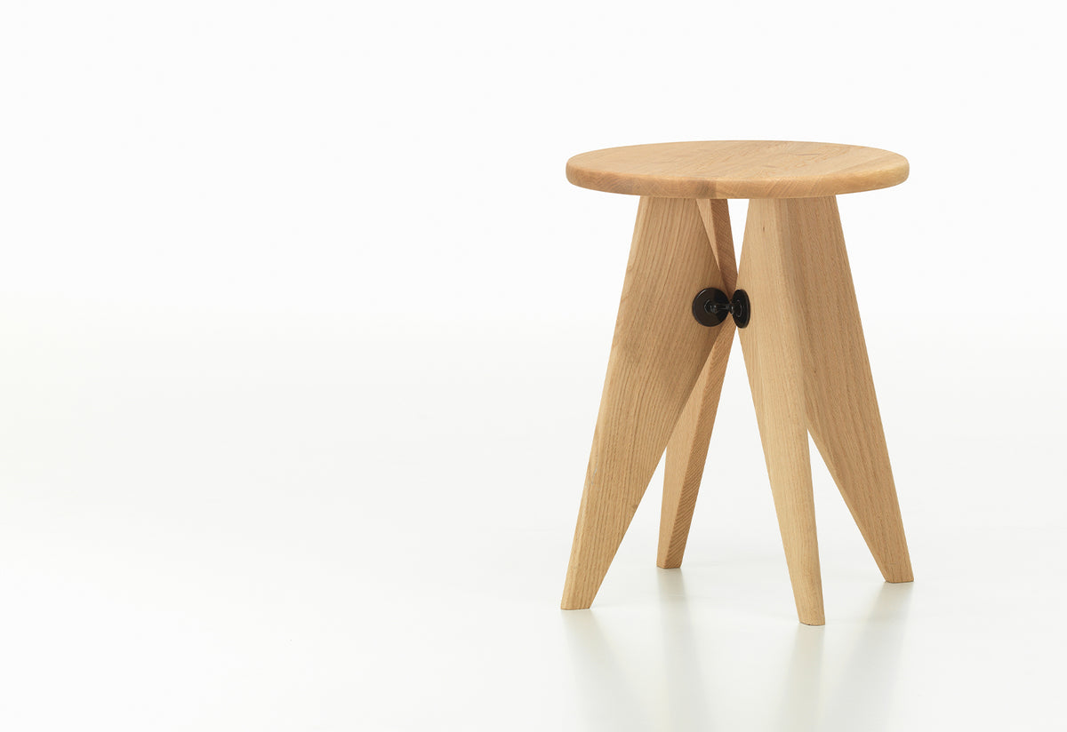 Tabouret Bois, Jean prouve, Vitra