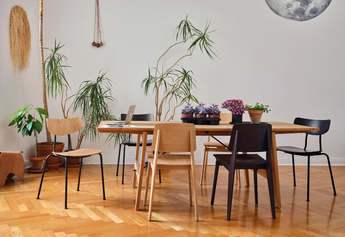 Chaise Tout Bois Chair, Jean prouvé, Vitra