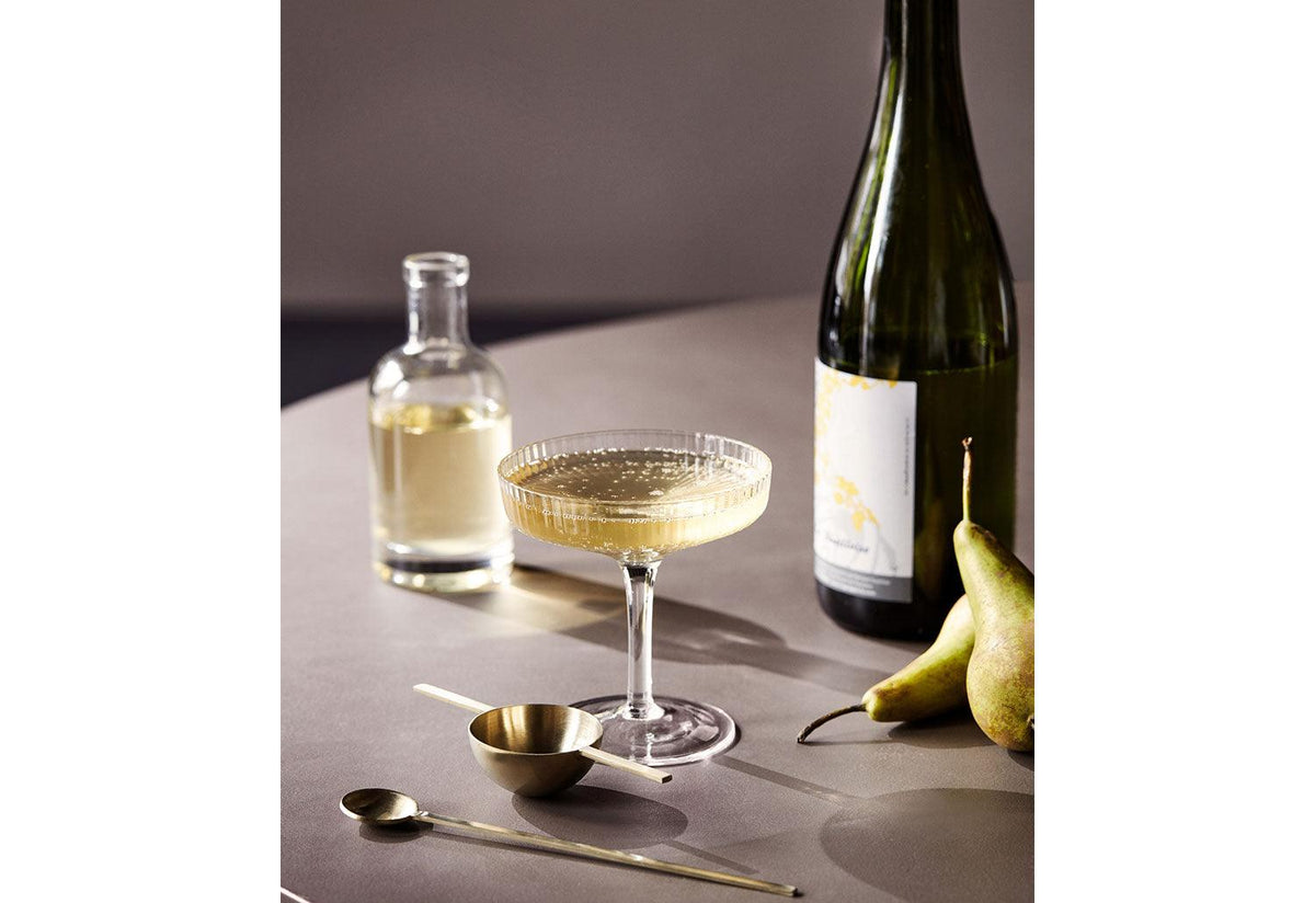 Ripple Champagne Saucer, Set of 2, Ferm living