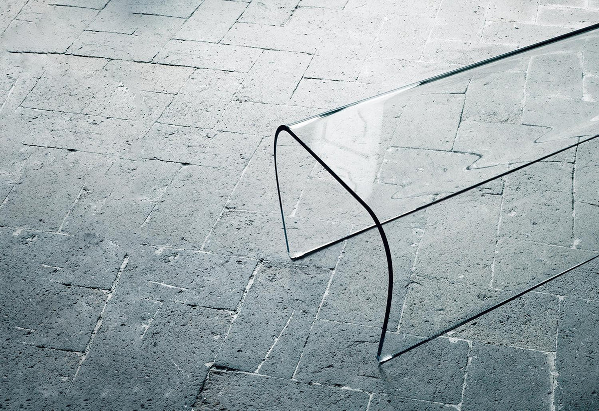 Bent Glass Bench, Naoto fukasawa, Glas italia