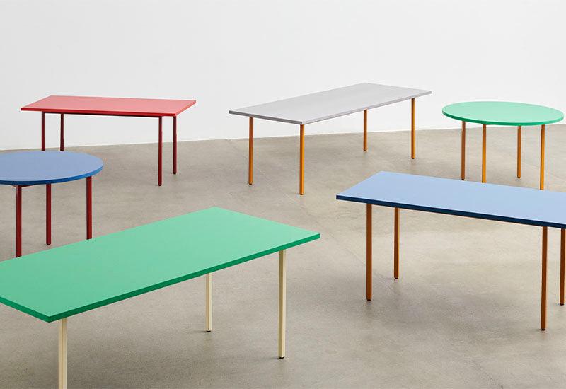  The two-Colour Table family by Muller Van Severen for Hay.