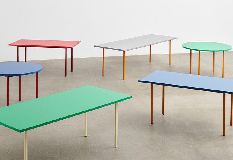 The two-Colour Table family by Muller Van Severen for Hay.