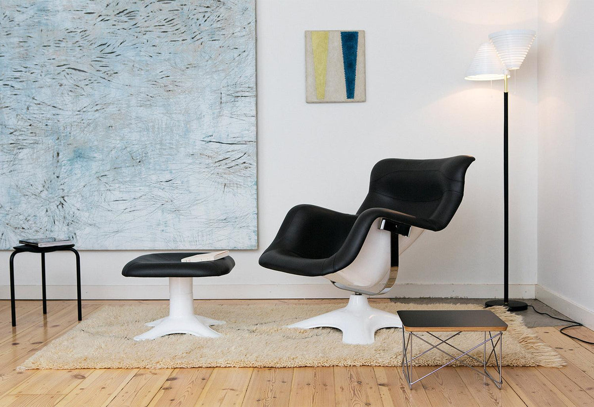 Karuselli Lounge Chair + Ottoman, Yrjo kukkapuro, Artek