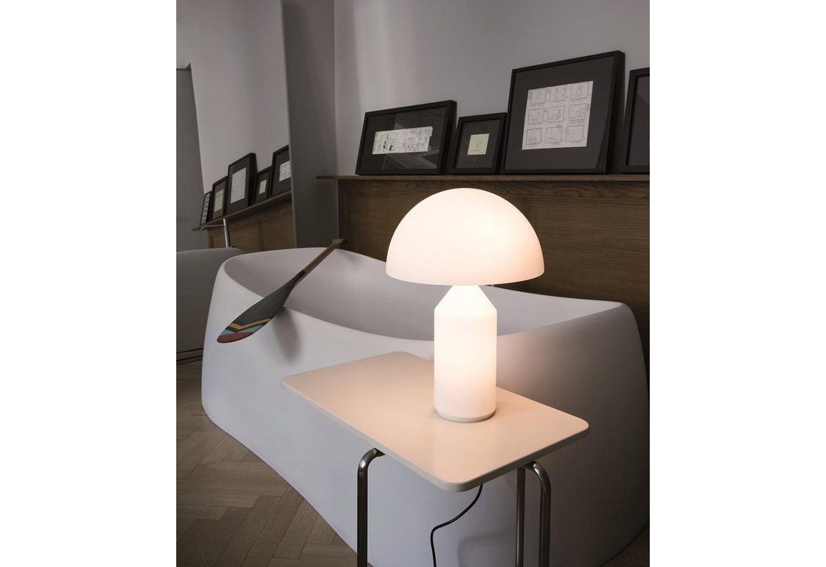 Atollo Glass Table Lamp, Vico magistretti, Oluce