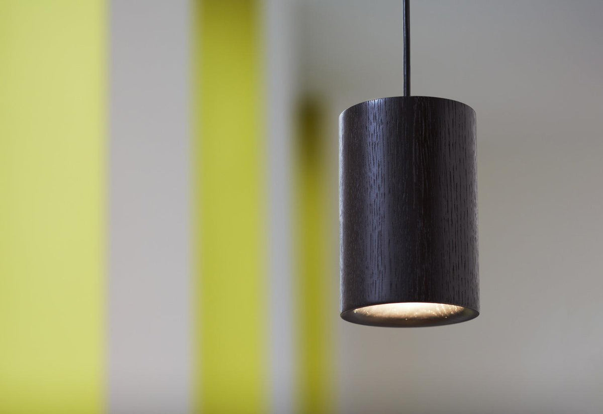 Solid Cylinder Wood Pendant, Terence woodgate, Case furniture