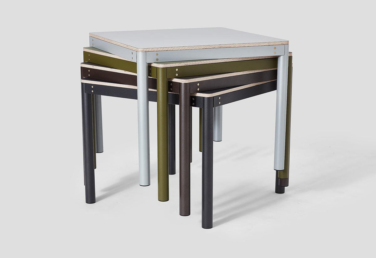 Metal Dowel table, Klauser and carpenter, Very good and proper