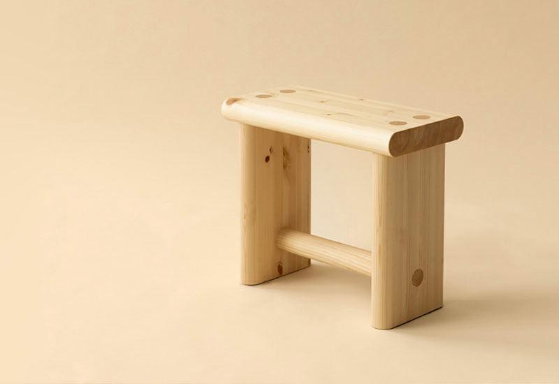 Designed by Dimitri Bahler for Vaarnii, the 002 Ast Stool.