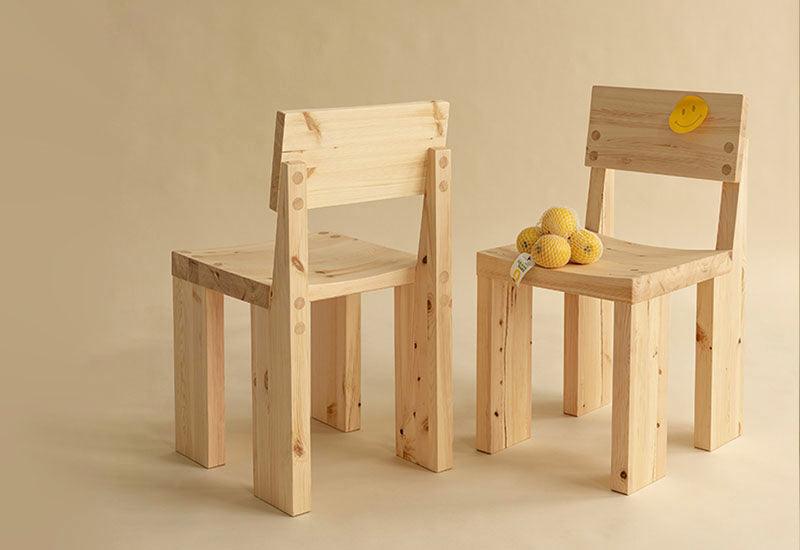 Two 001 Dining Chairs. Designed by Fredrik Paulsen for Vaarnii.