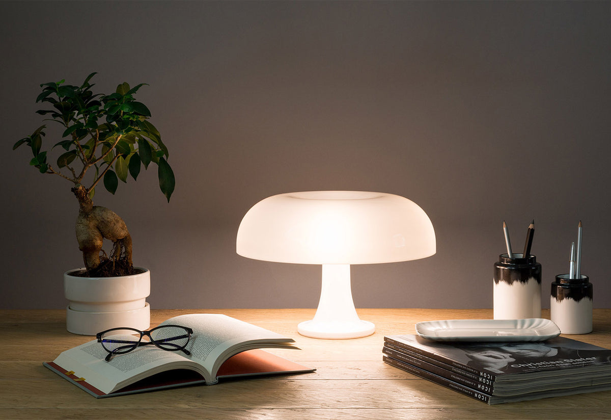 Nessino Table Lamp, Giancarlo mattioli, Artemide