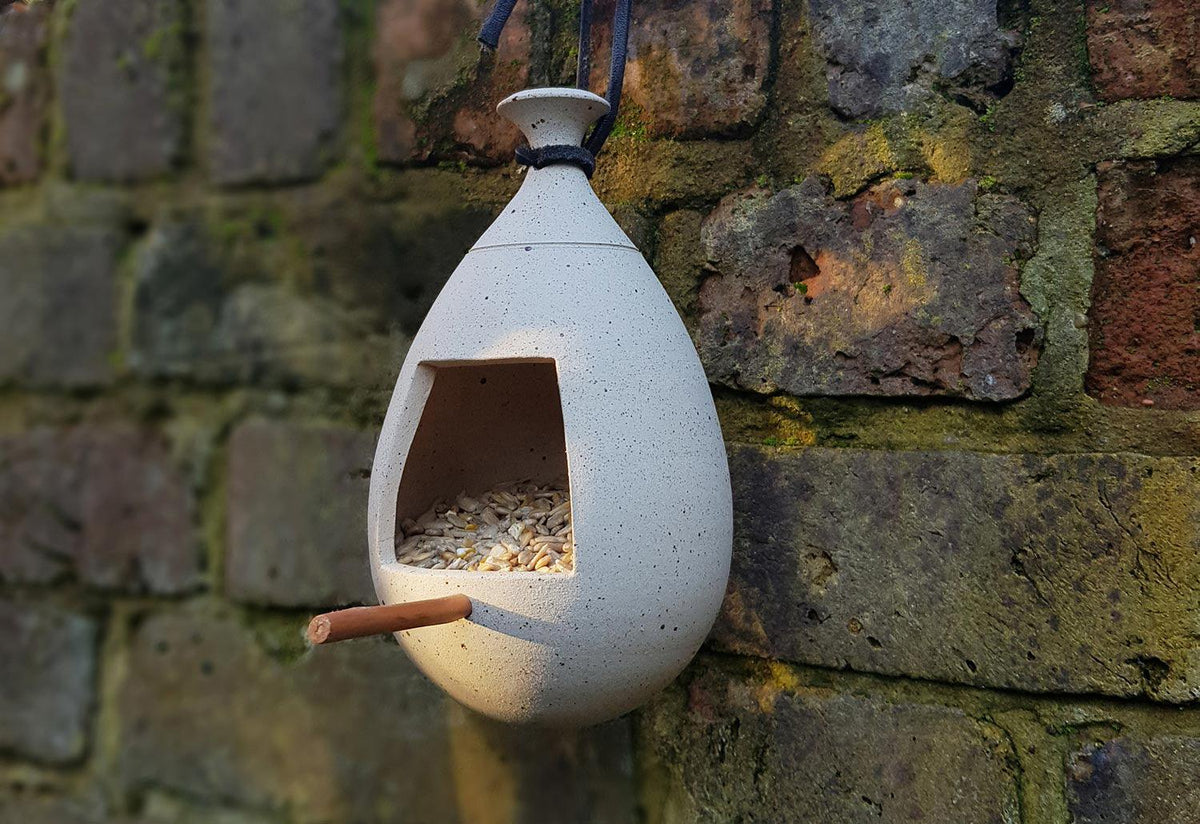 Stoneware Bird Feeder, 2019, Pat oleary