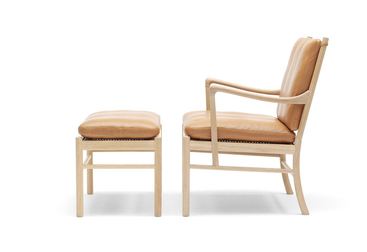 OW149 Colonial Footstool, Ole wanscher, Carl hansen and son